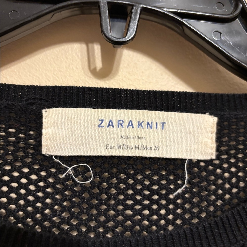 Zara Openwork Knit Sweater - Picture 2 of 6
